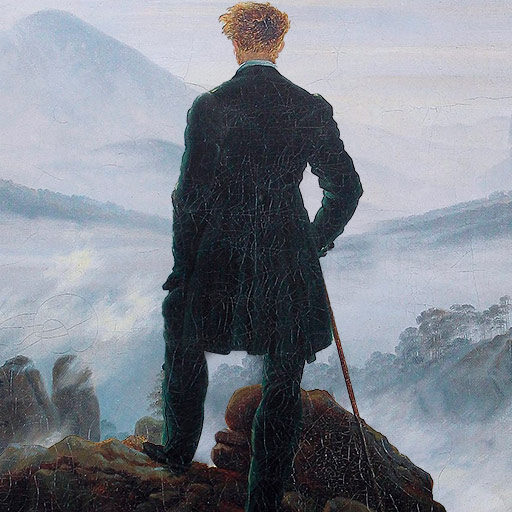 Malerweg Caspar David Friedrich Wanderer üeber dem Nebelmeer