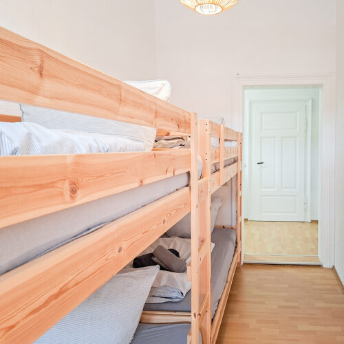 Schlafzimmer mit 2 Etagenbetten - Wohnung 3