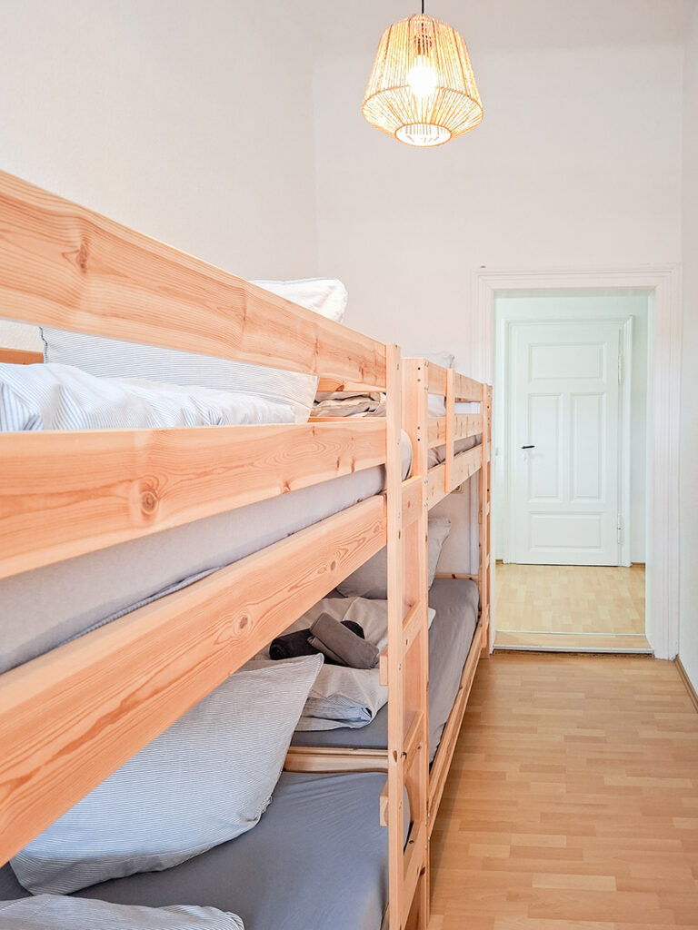 Schlafzimmer mit 2 Etagenbetten - Wohnung 3