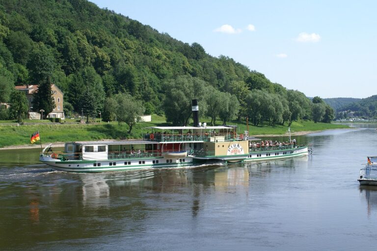 Dampfschifffahrt auf der Elbe