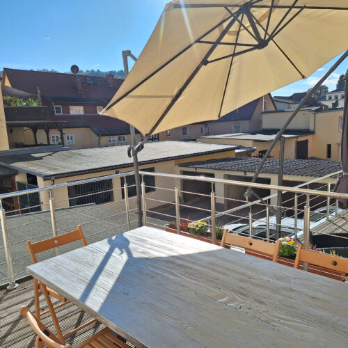 Eigene Terrasse am Wohnzimmer - Wohnung 2