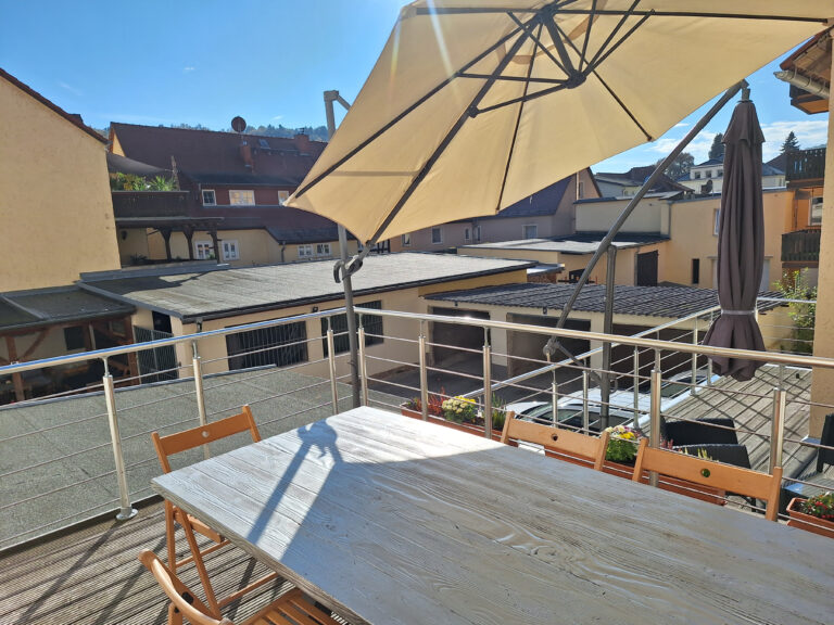 Eigene Terrasse am Wohnzimmer - Wohnung 2