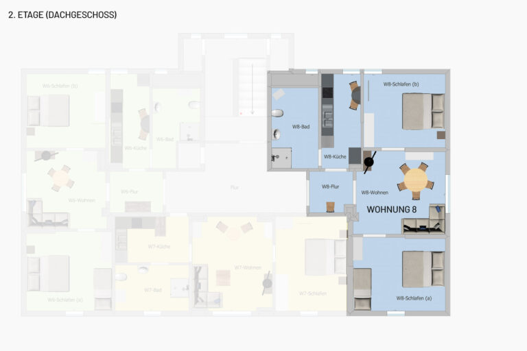 Wohnung 8 - Grundriss