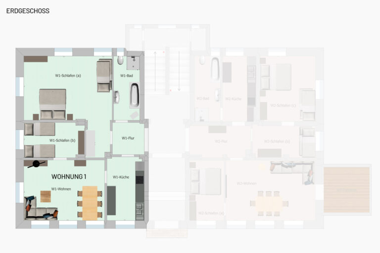 Wohnung 1 - Grundriss