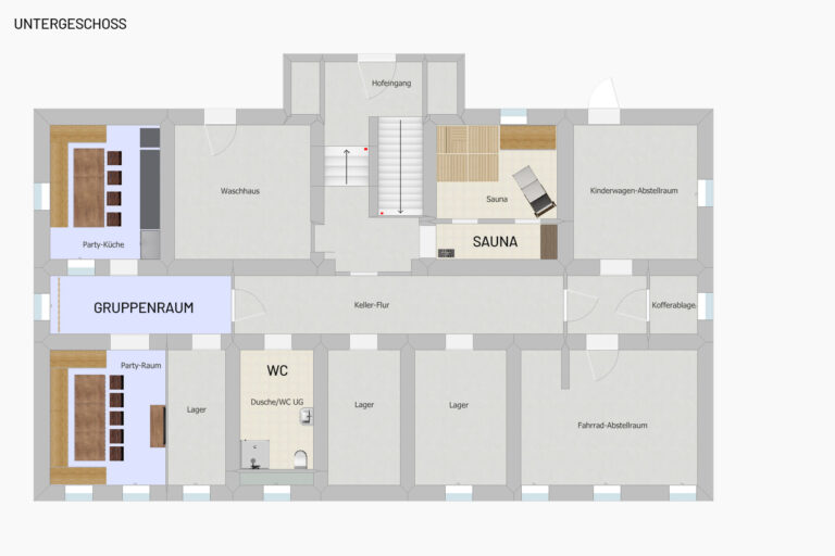Untergeschoss - Grundriss