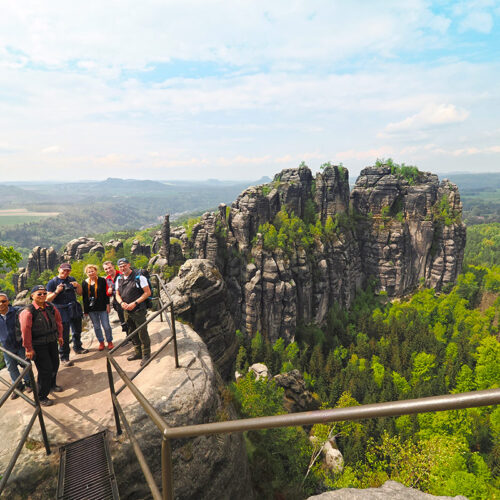 Die Schrammsteine in der Sächsischen Schweiz