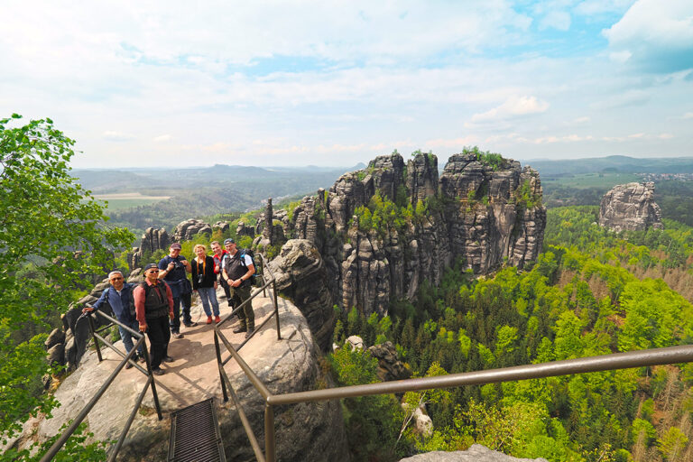 Die Schrammsteine in der Sächsischen Schweiz