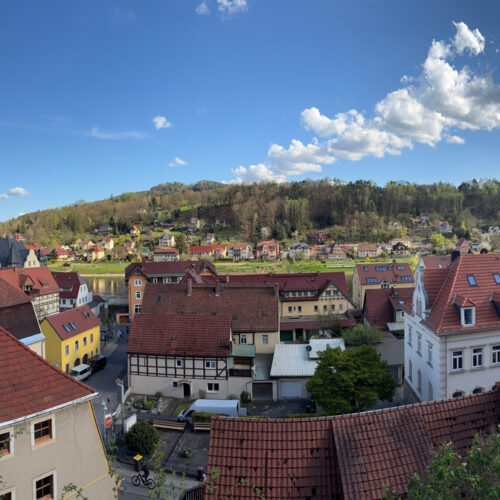 Stadt Wehlen Panoramablick