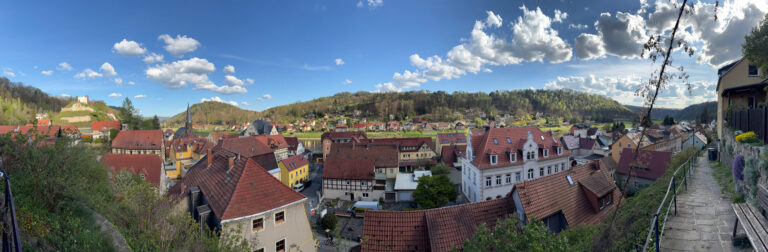 Stadt Wehlen Panoramablick